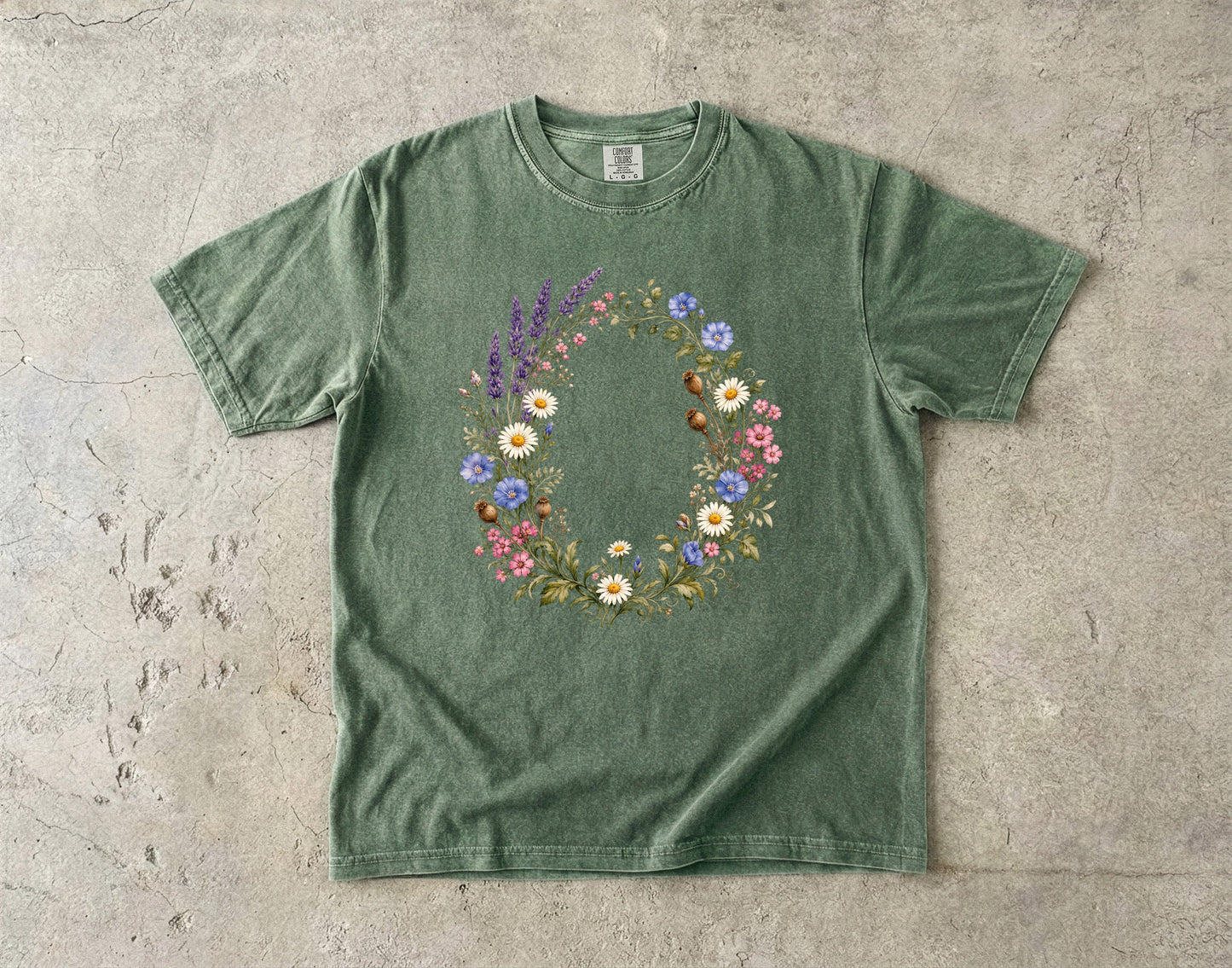 Wildflower Wreath T-Shirt