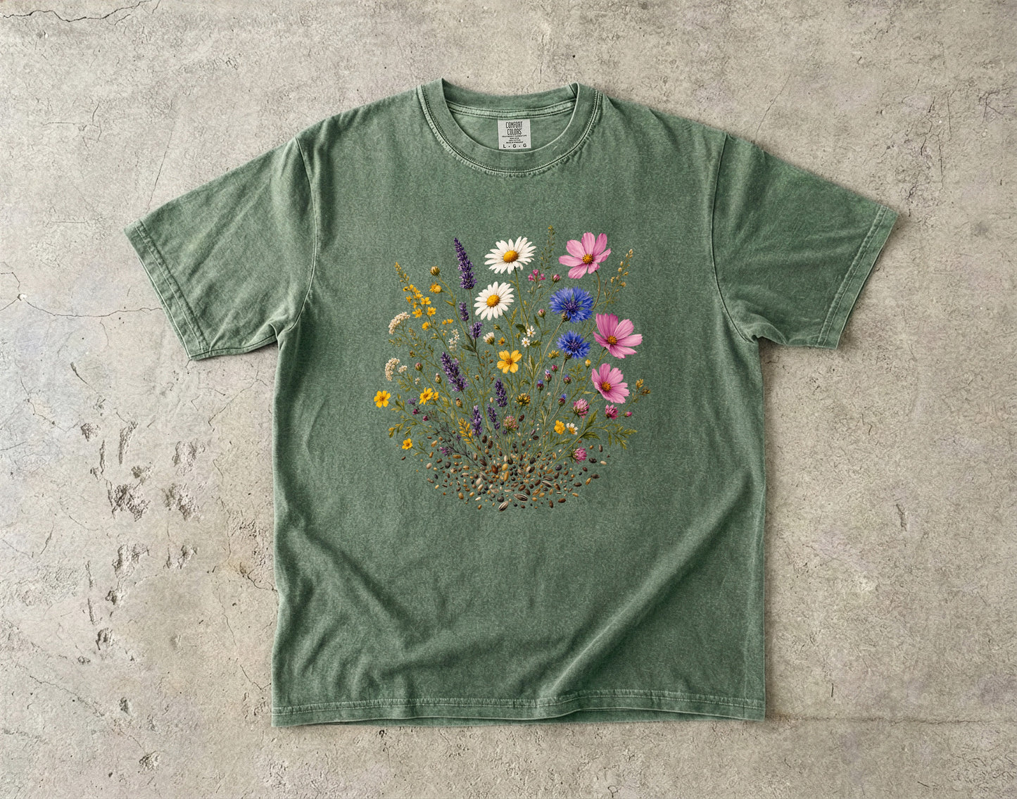 Wildflower Seed Scatter Garden Shirt