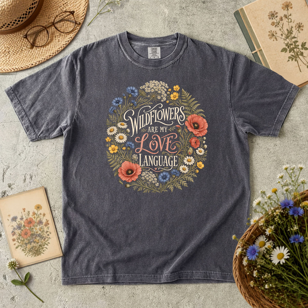 Wildflowers Are My Love Language T-Shirt