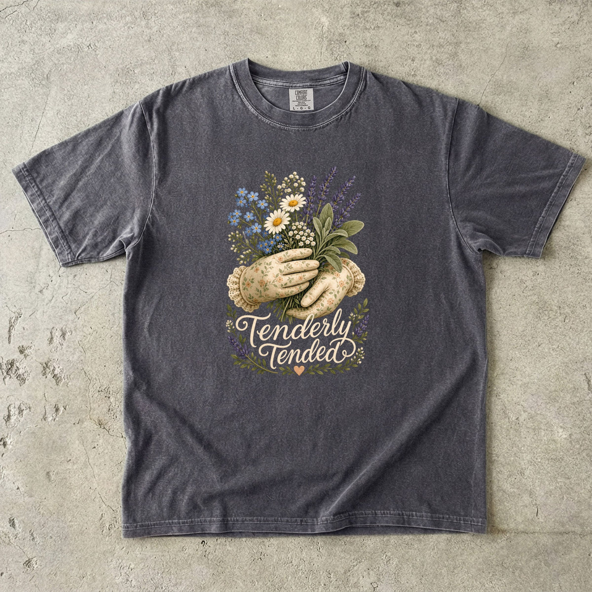 Tenderly Tended Wildflower Garden T-Shirt