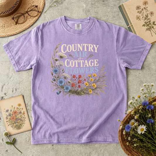 Country Air & Cottage Flowers T-Shirt