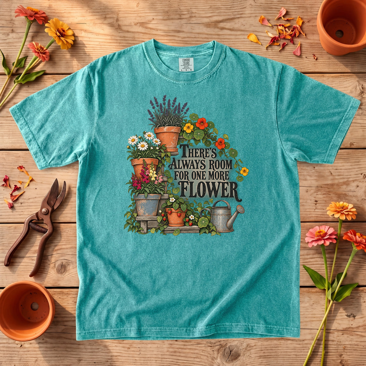 There's Always Room for One More Flower T-Shirt