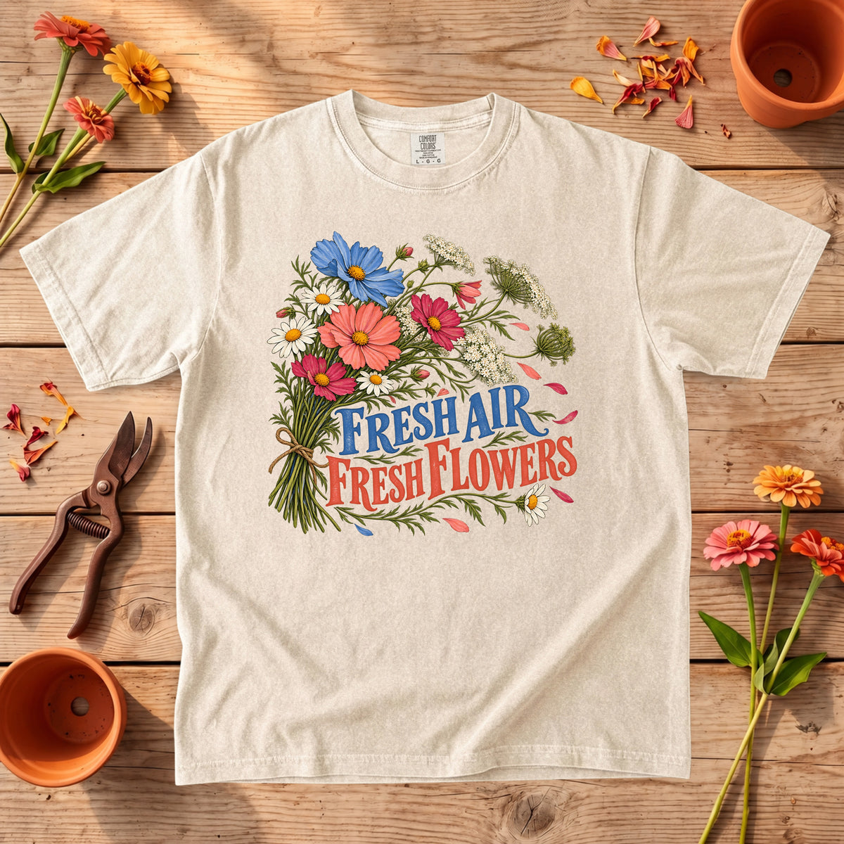 Fresh Air Fresh Flowers T-Shirt