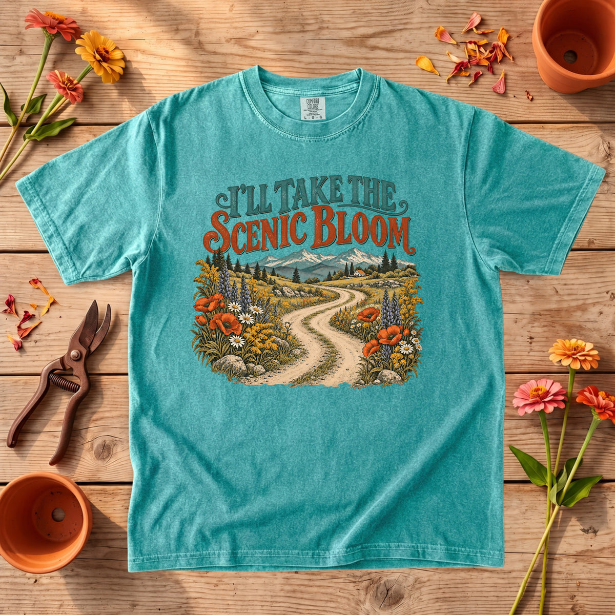 I’ll Take the Scenic Bloom T-Shirt