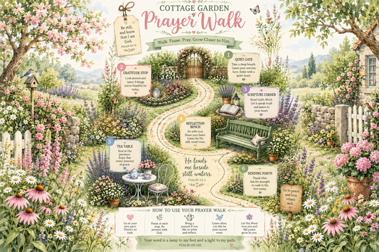 Walk. Pause. Pray. A Cottage Garden Prayer Walk for Your Own Backyard