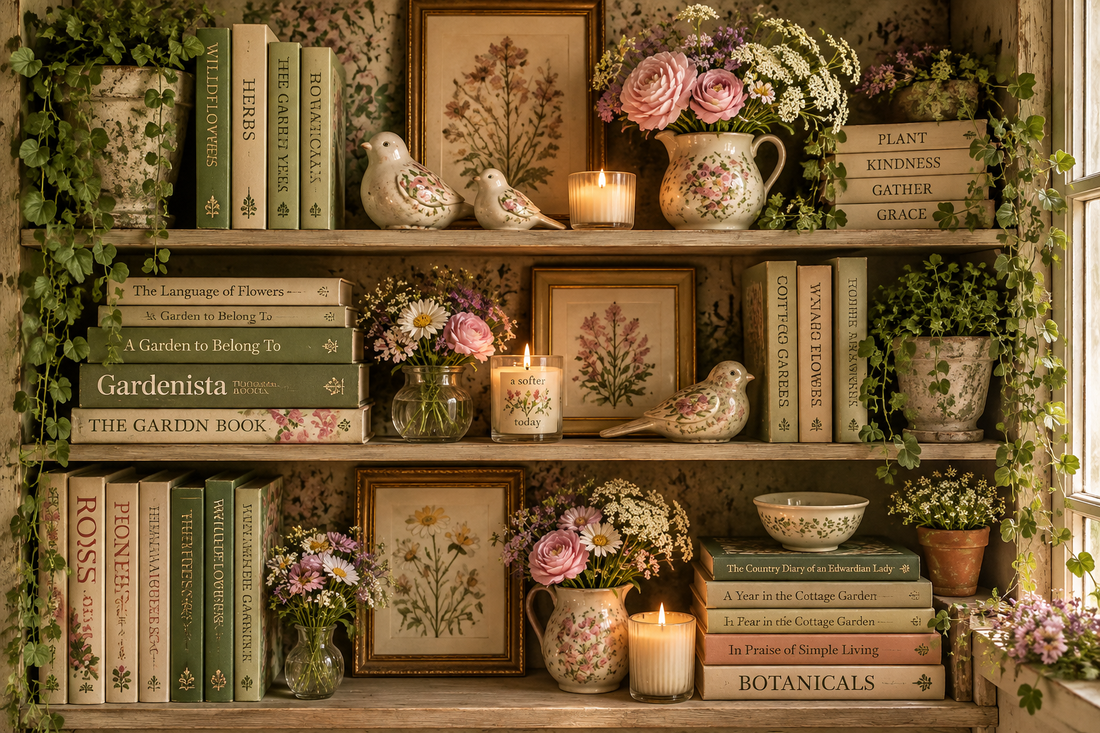 The Cottage Bookshelf: Where Quiet Living Lives