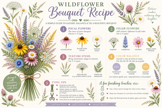 From Meadow to Vase: A Simple Wildflower Bouquet Recipe