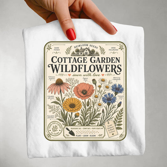 Cottage Garden Wildflowers T-shirt
