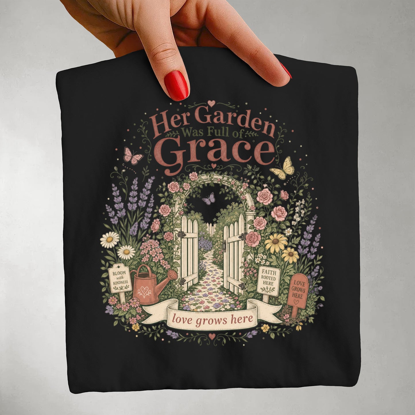 Her Garden Was Full of Grace T-shirt