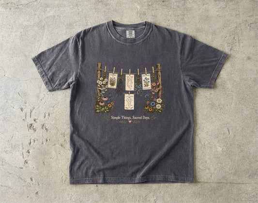 Simple Things Sacred Days T-Shirt