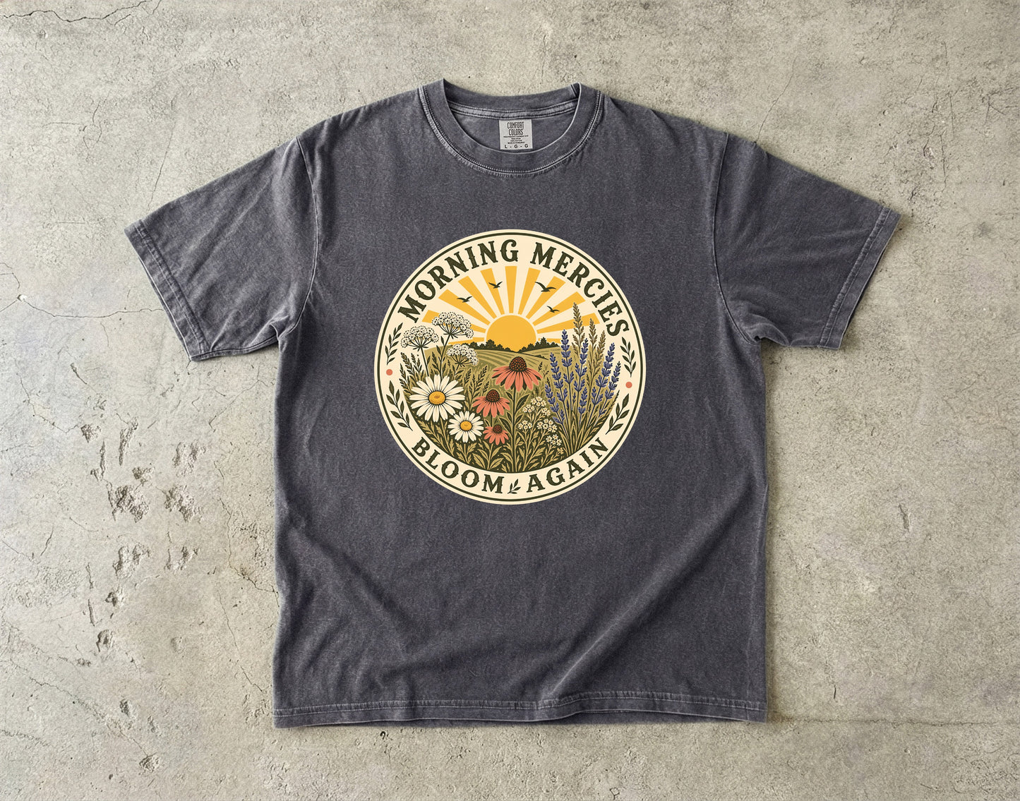 Morning Mercies Bloom Again T-Shirt