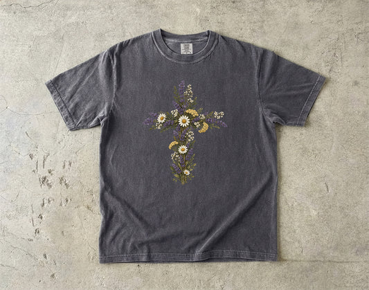 Wildflower Cross T-Shirt