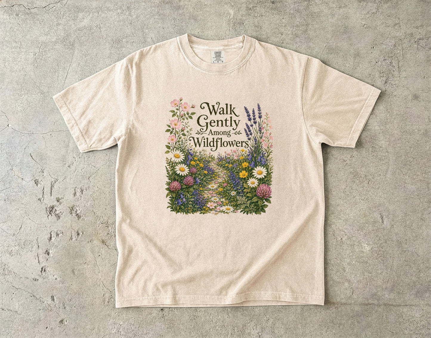 Walk Gently Among Wildflowers T-Shirt