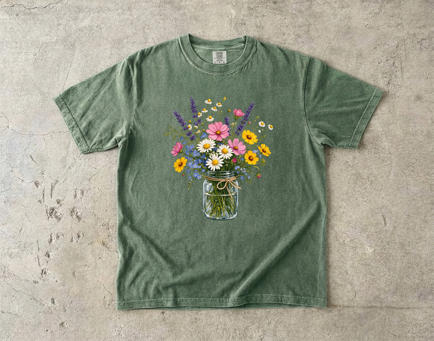 Gathered Wildflowers in a Jar T-Shirt