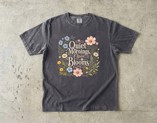 Quiet Mornings Open Blooms Wildflower Shirt