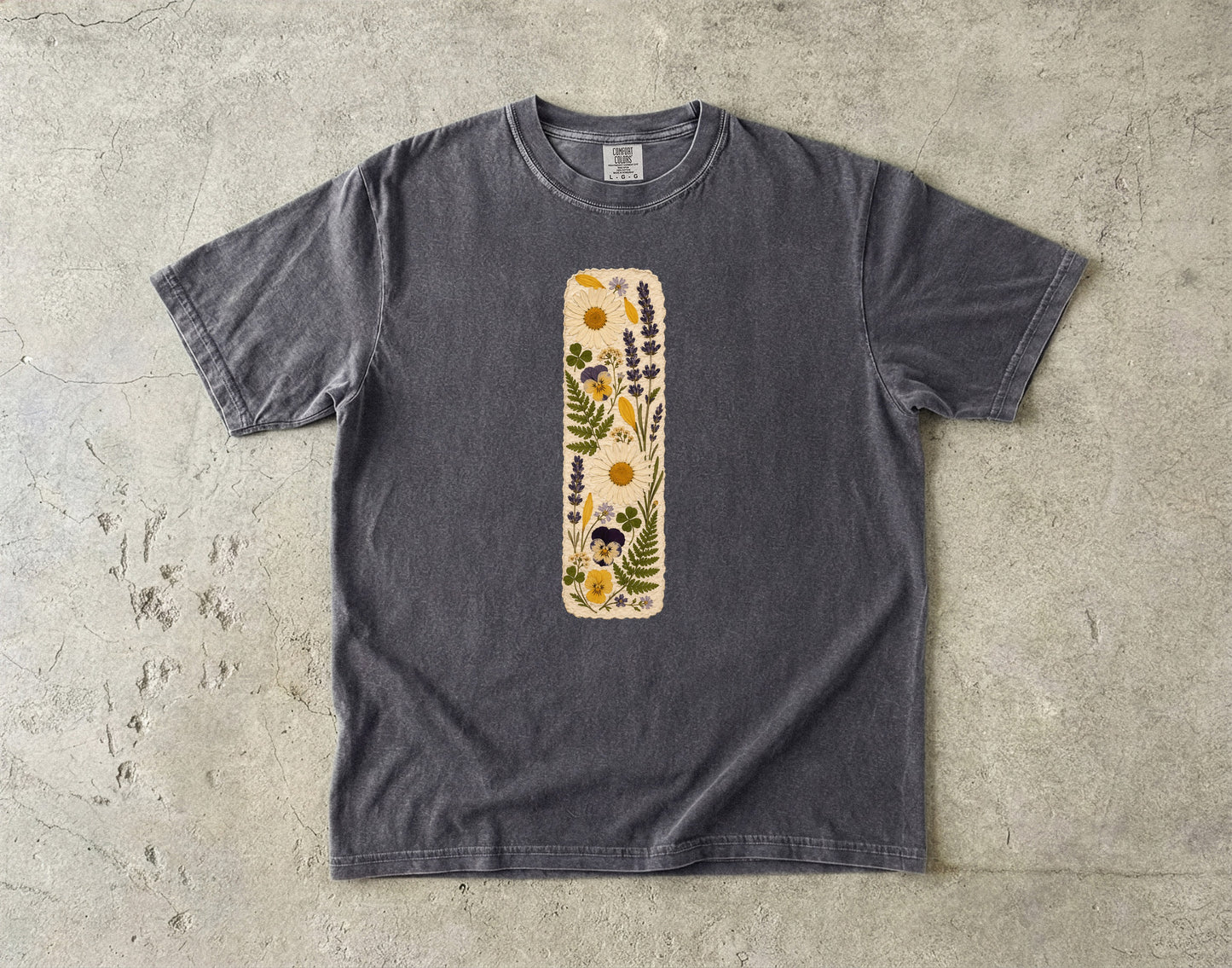 Pressed Wildflower Bookmark Shirt