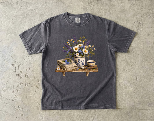 Wildflower Kitchen Shelf Cottage Shirt