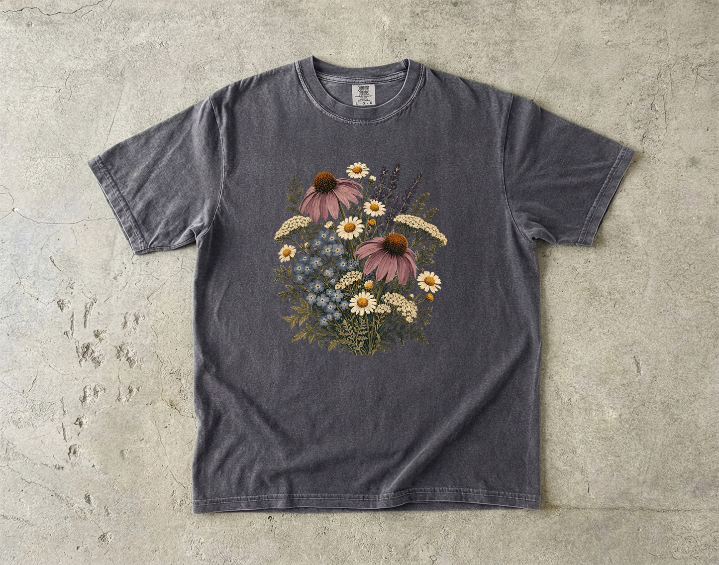 Botanical Wildflower Bouquet Shirt