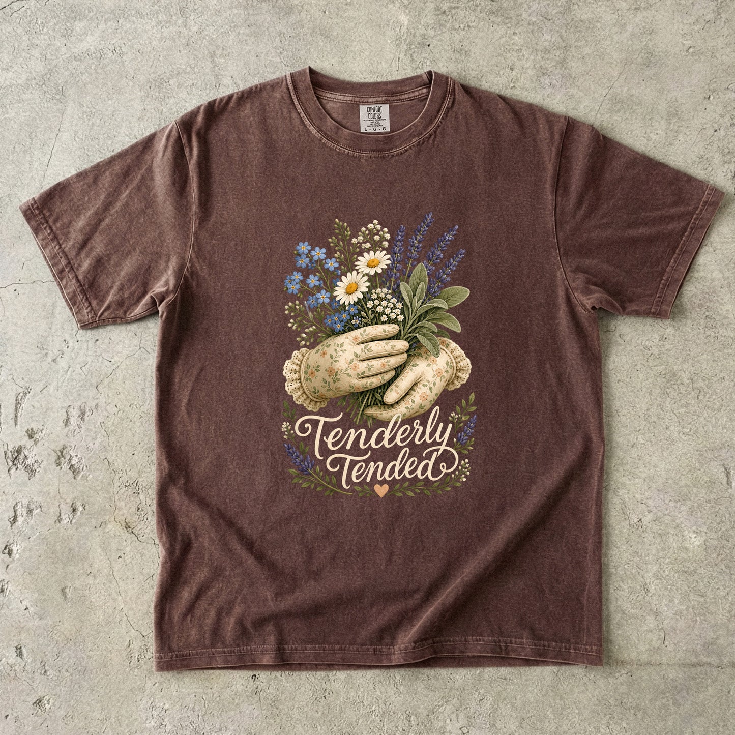 Tenderly Tended Wildflower Garden T-Shirt