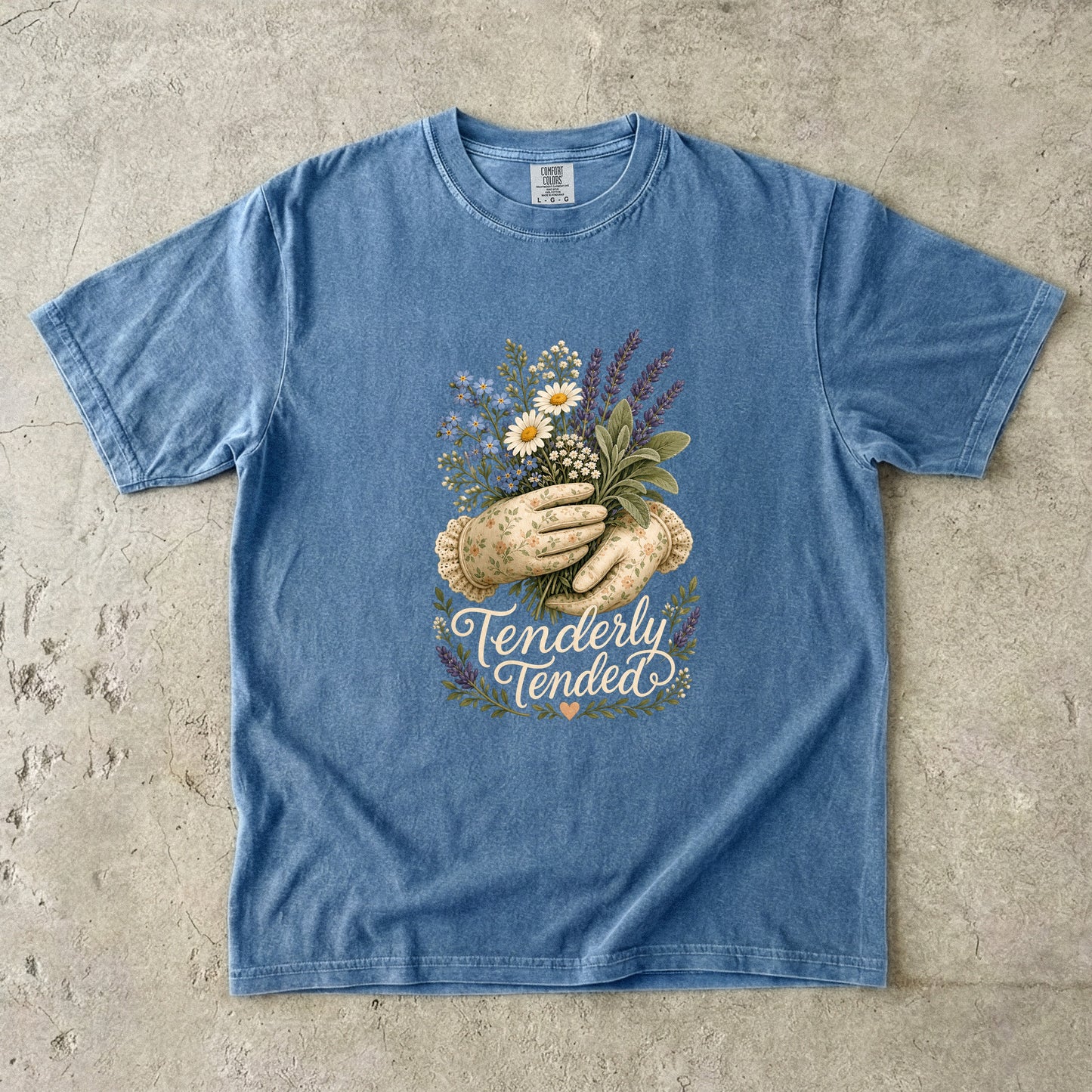 Tenderly Tended Wildflower Garden T-Shirt