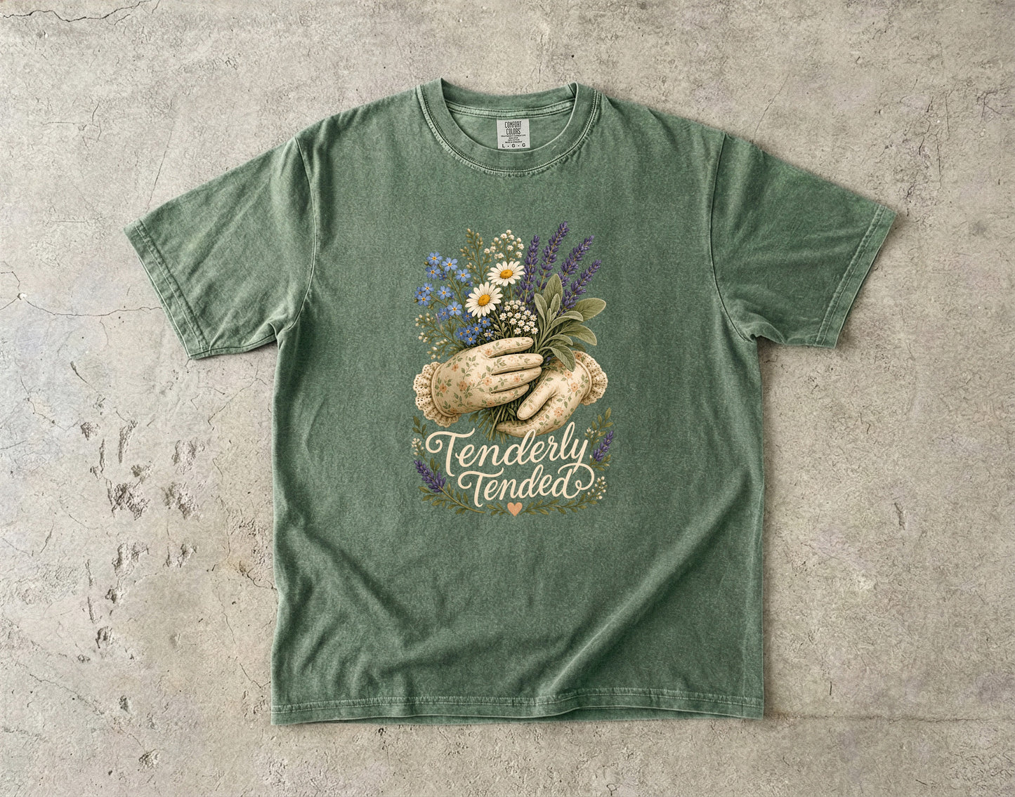 Tenderly Tended Wildflower Garden T-Shirt