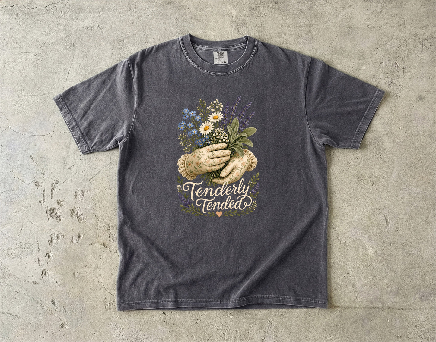 Tenderly Tended Wildflower Garden T-Shirt