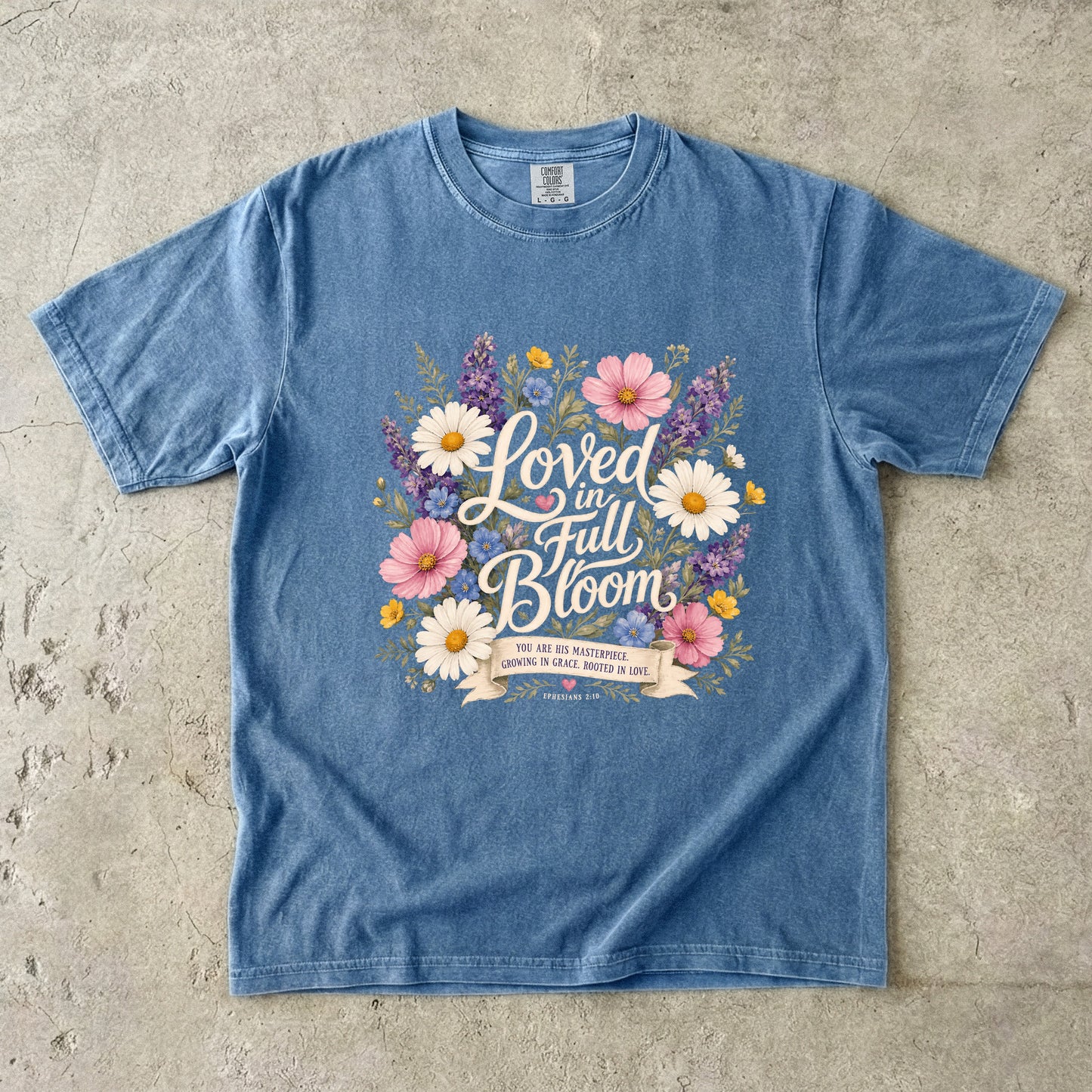 Loved in Full Bloom Floral T-Shirt