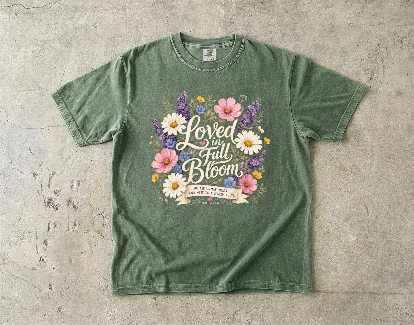 Loved in Full Bloom Floral T-Shirt