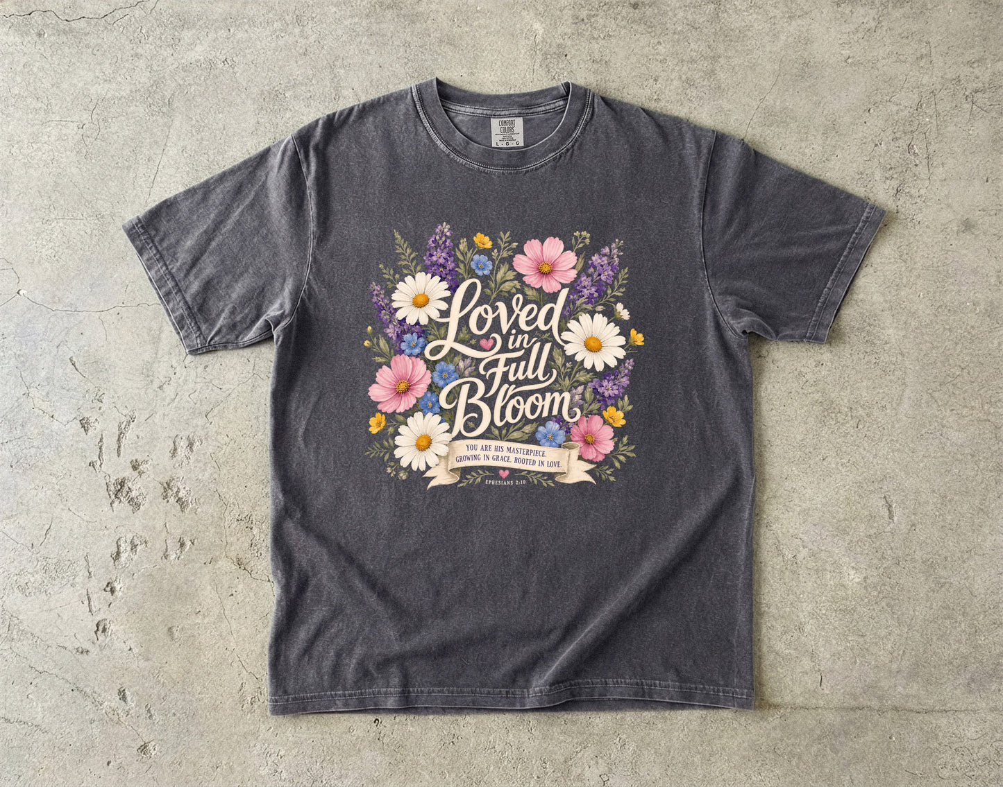 Loved in Full Bloom Floral T-Shirt