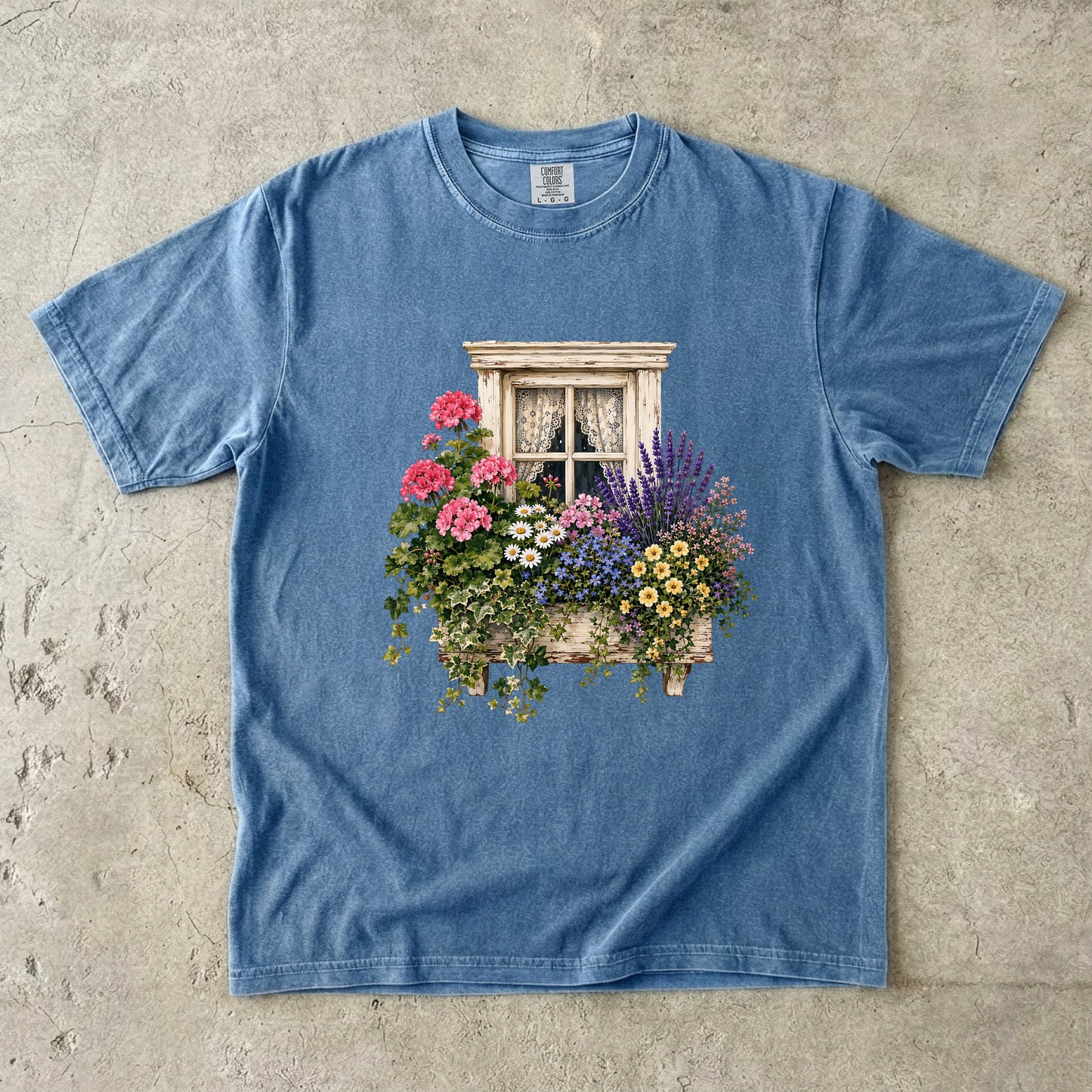 Cottage Window Box Wildflower T-Shirt