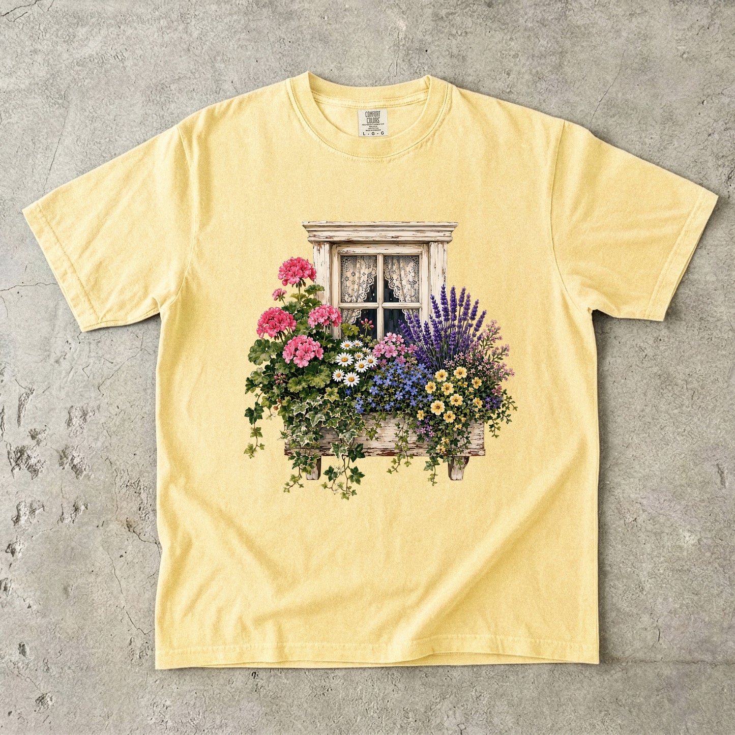 Cottage Window Box Wildflower T-Shirt