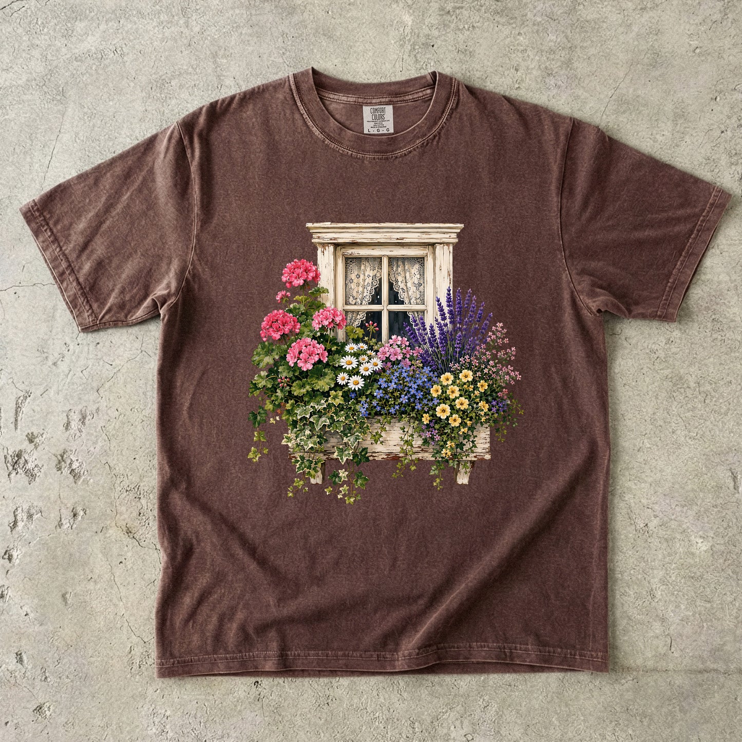 Cottage Window Box Wildflower T-Shirt