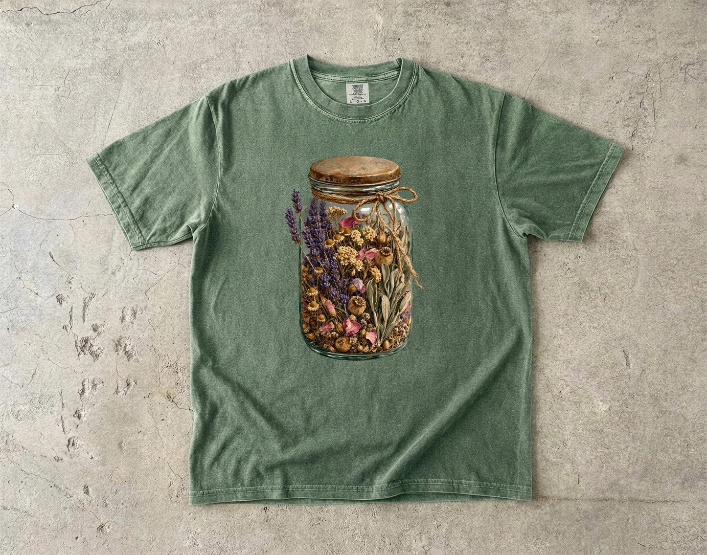 Cottage Pantry Dried Wildflower T-Shirt