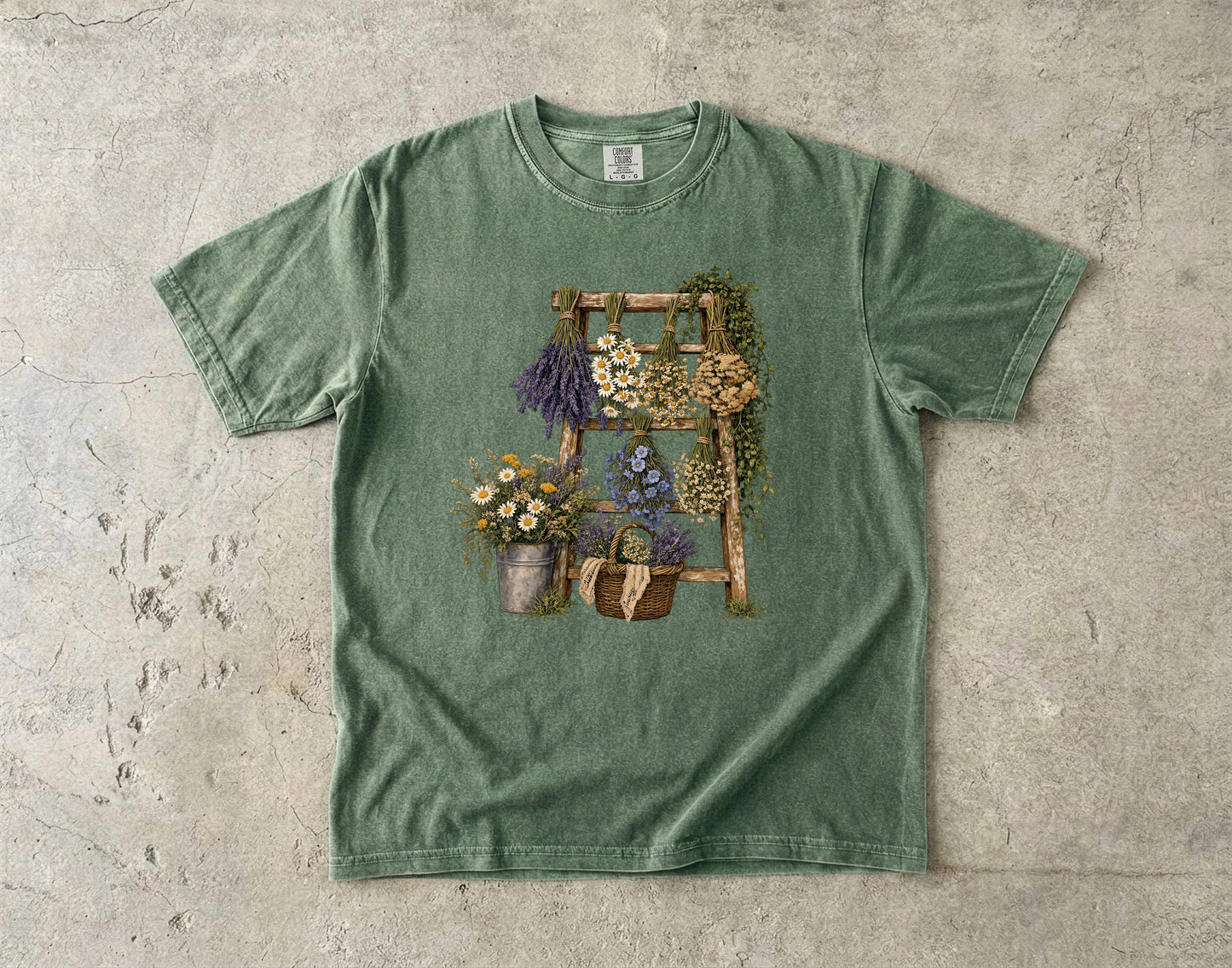 Wildflower Garden Ladder T-Shirt