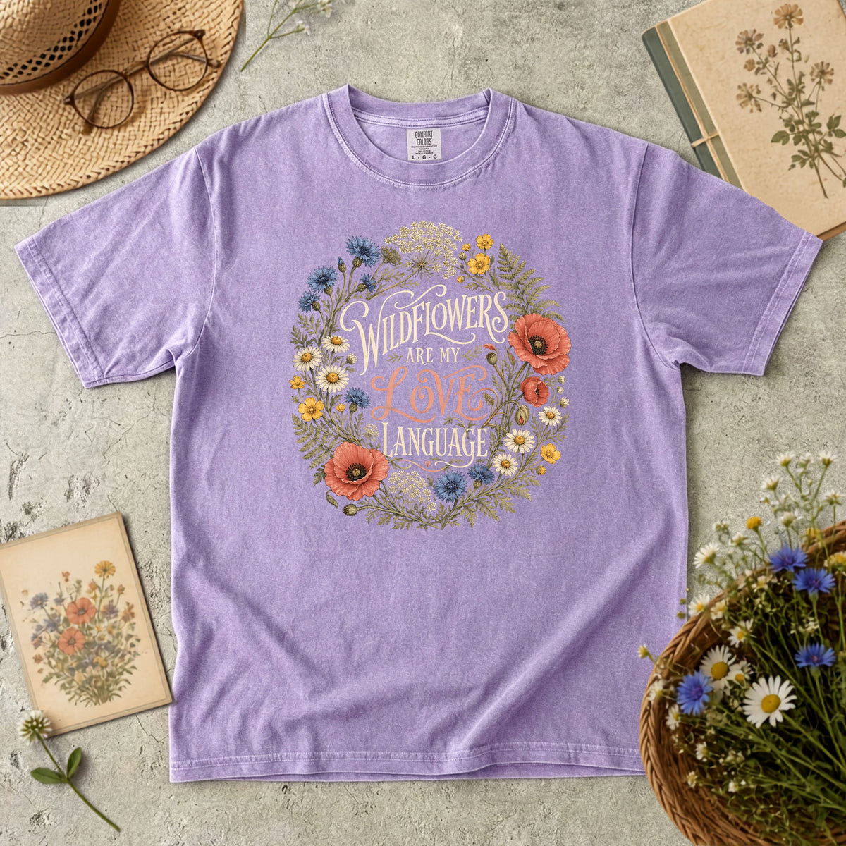 Wildflowers Are My Love Language T-Shirt