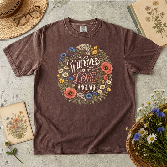 Wildflowers Are My Love Language T-Shirt