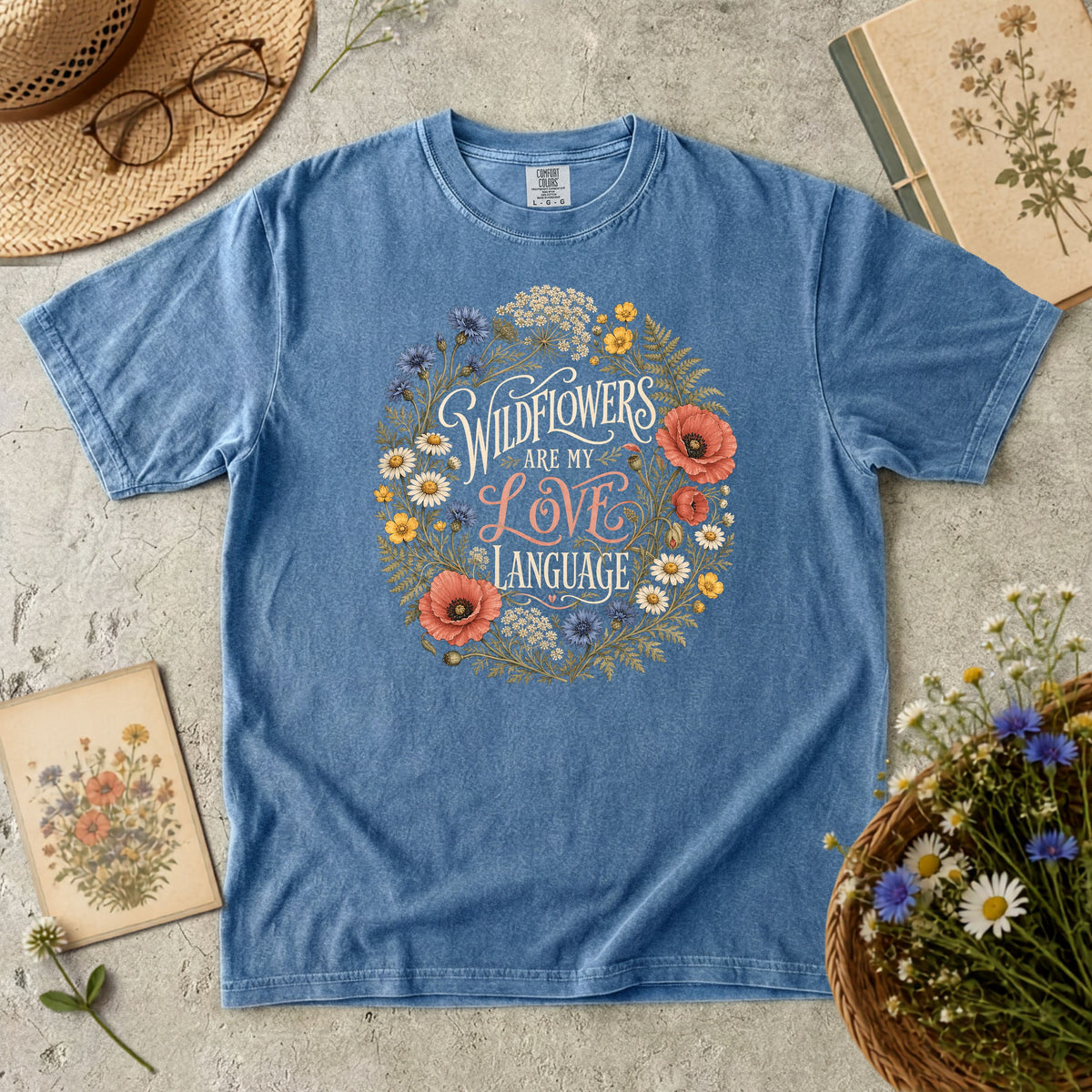 Wildflowers Are My Love Language T-Shirt