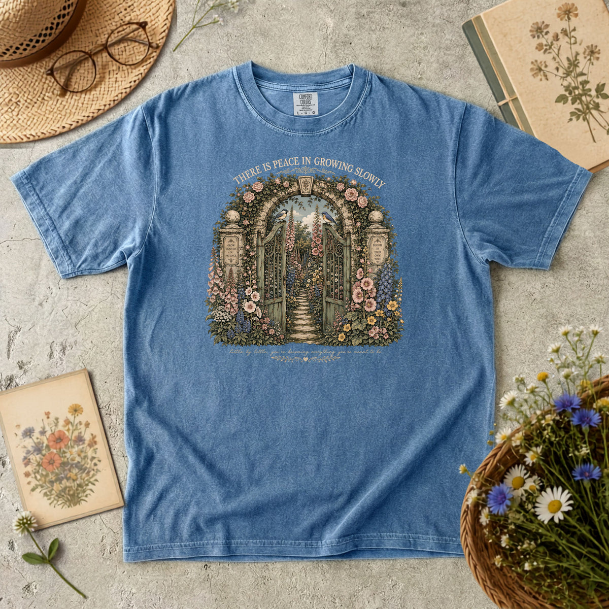 Peace in Growing Slowly T-Shirt