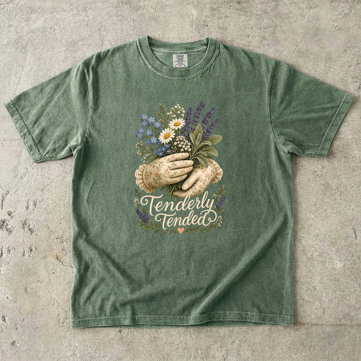 Tenderly Tended Wildflower Garden T-Shirt