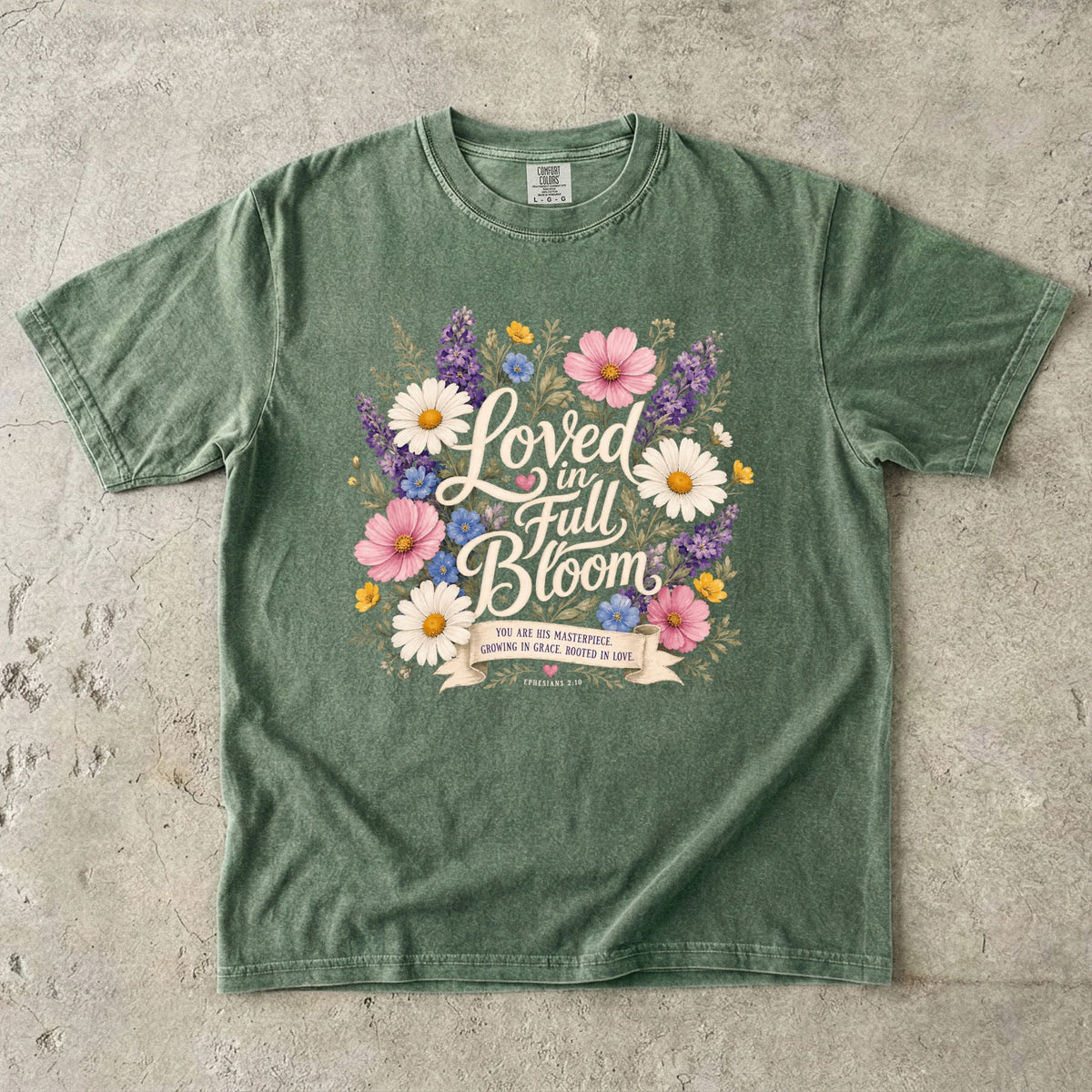 Loved in Full Bloom Floral T-Shirt