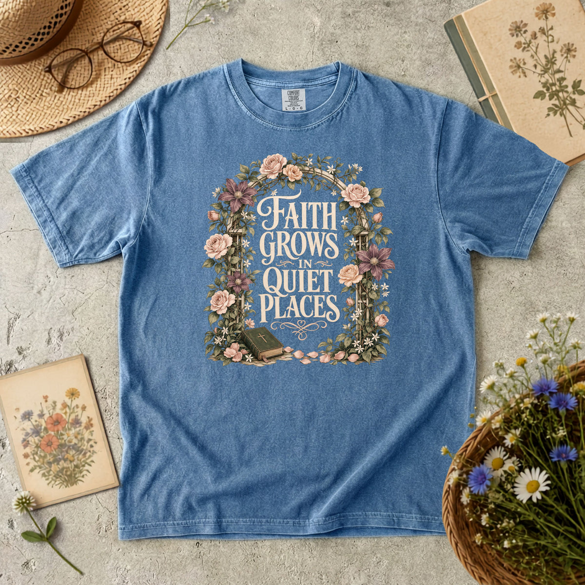 Faith Grows in Quiet Places T-Shirt