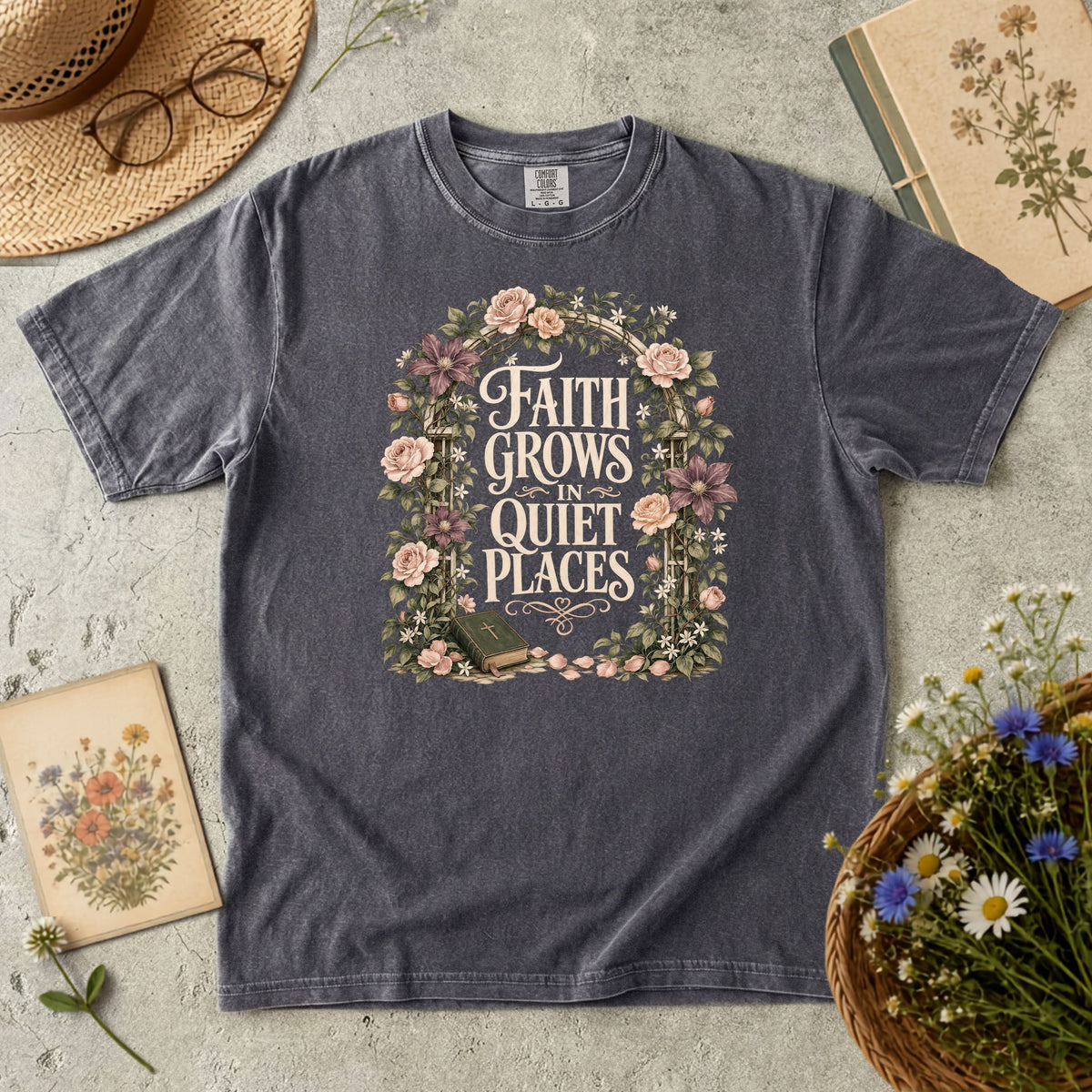 Faith Grows in Quiet Places T-Shirt