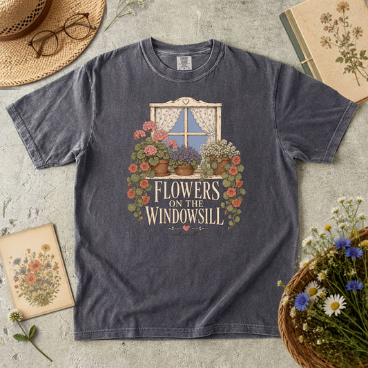 Flowers on the Windowsill T-Shirt