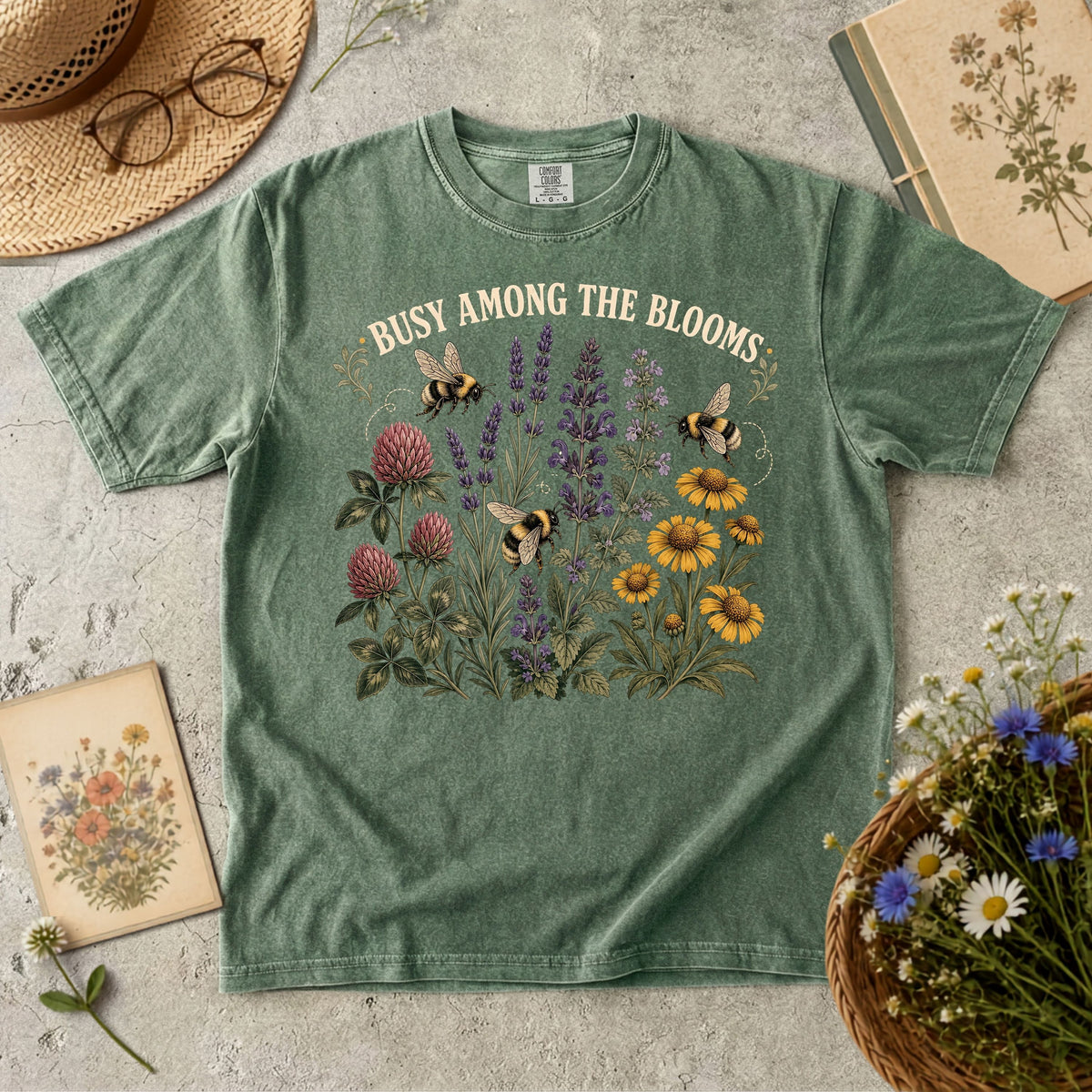 Busy Among the Blooms T-Shirt