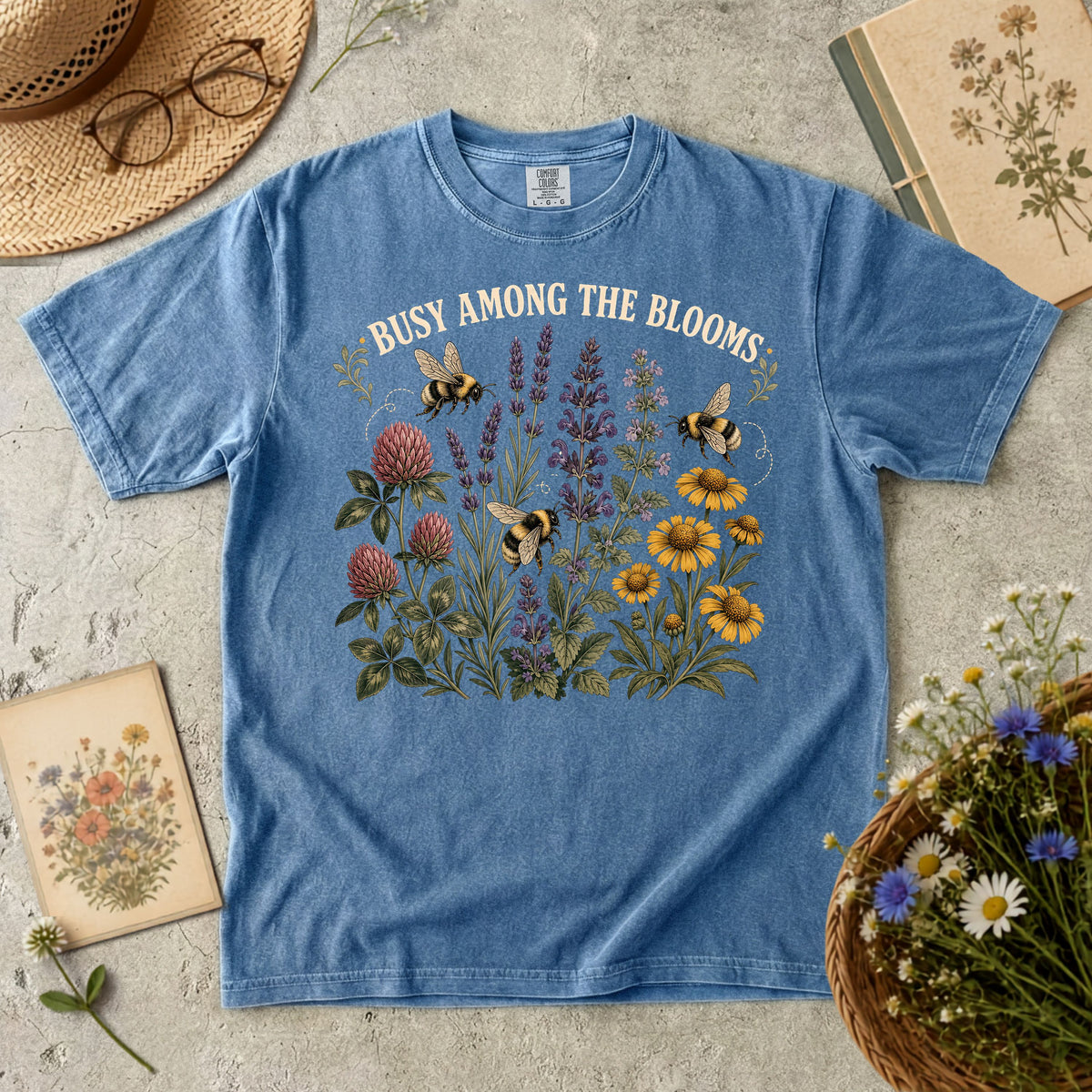 Busy Among the Blooms T-Shirt