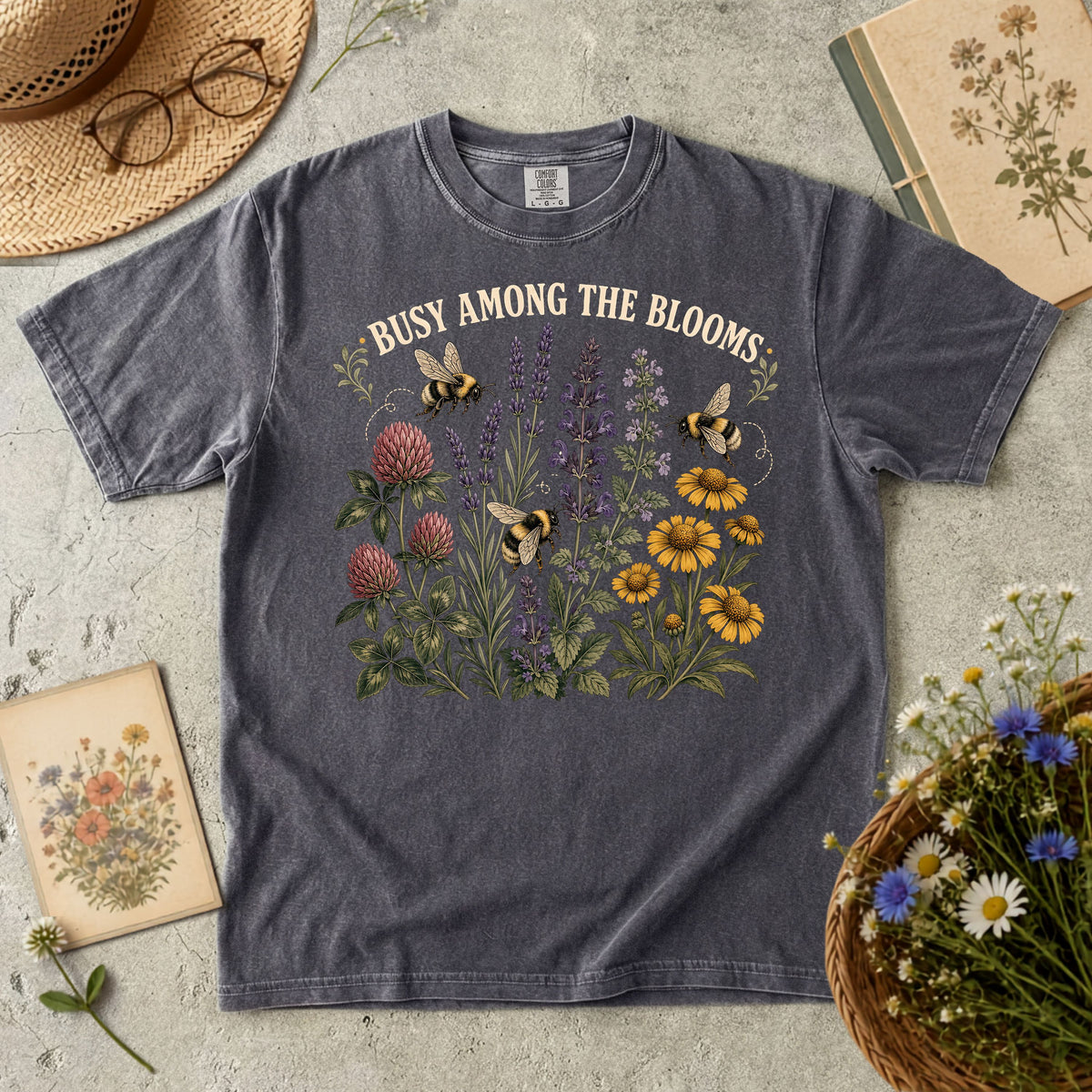 Busy Among the Blooms T-Shirt