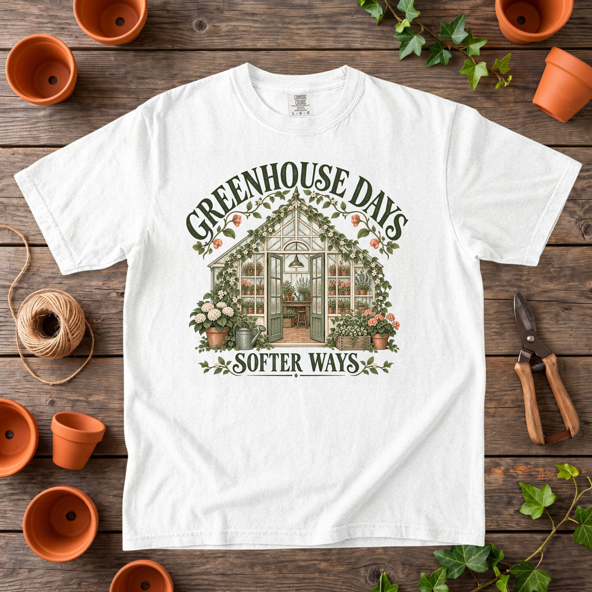 Greenhouse Days, Softer Ways T-Shirt