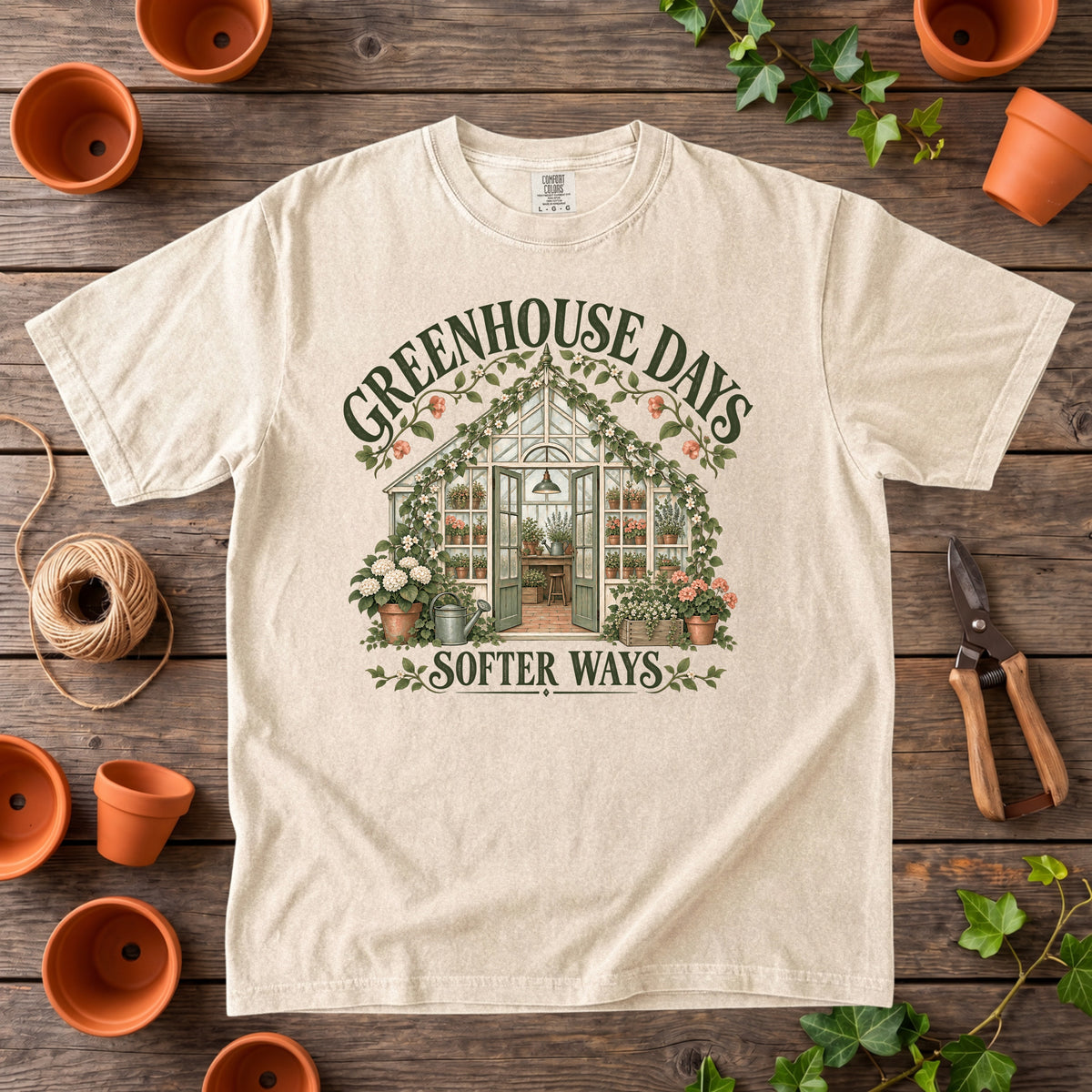 Greenhouse Days, Softer Ways T-Shirt