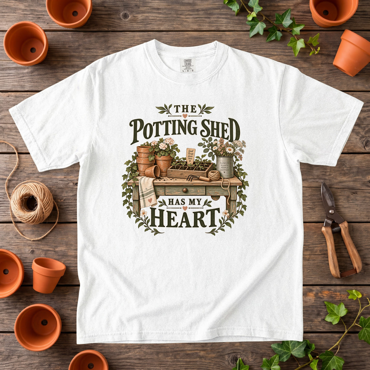 The Potting Shed Has My Heart T-Shirt