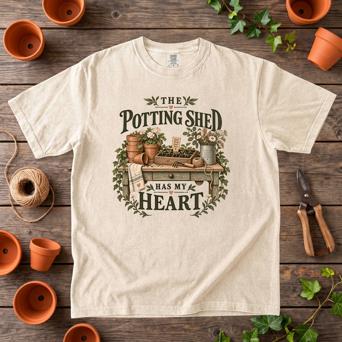 The Potting Shed Has My Heart T-Shirt